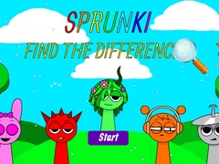 leikur Sprunki Find The Differences