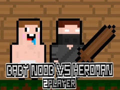 leikur Baby Noob vs Heroman 2 Player