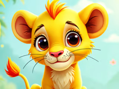 leikur Jigsaw Puzzle: Baby Simba
