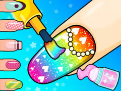 leikur Coloring Book: Nail Salon