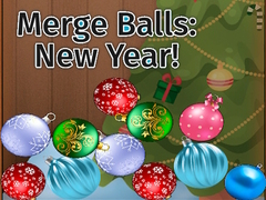leikur Merge Balls: New Year!