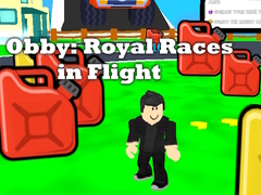leikur Obby: Royal Races in Flight