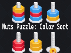 leikur Nuts Puzzle: Color Sort