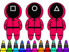 leikur Coloring Book: Squid Game Mask