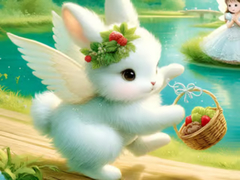 leikur Jigsaw Puzzle: Angel Bunny