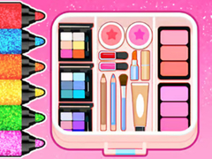 leikur Coloring Book: Makeup Tidy