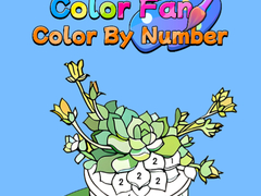 leikur Color Fan Color By Number