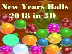 leikur New Years Balls 2048 in 3D
