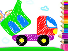 leikur Toddler Drawing: Tanker Truck