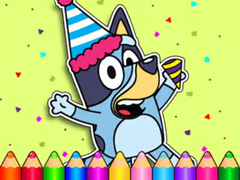leikur Coloring Book: Bluey's Birthday