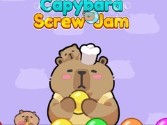 leikur Capybara Screw Jam
