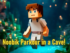 leikur Noobik Parkour in a Cave!