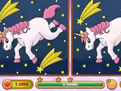 leikur Unicorn Find The Differences