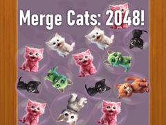 leikur Merge Cats: 2048!