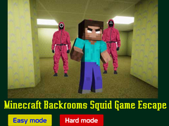 leikur Minecraft Backrooms Squid Game Escape