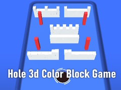leikur Hole 3d Color Block Game