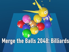 leikur Merge the Balls 2048: Billiards!