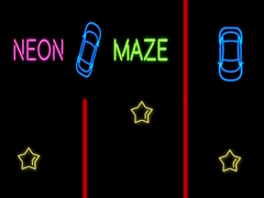 leikur Neon Car Maze