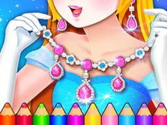 leikur Coloring Book: Jewelry Design