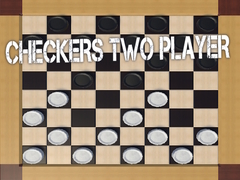 leikur Checkers Two Player