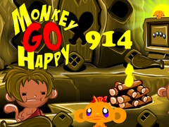 leikur Monkey Go Happy Stage 914