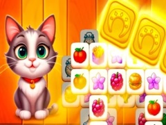 leikur Cat Town Tile Match Puzzle