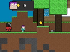 leikur Squid Escape But Blockworld