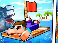 leikur Noob Raft: Ocean Survival