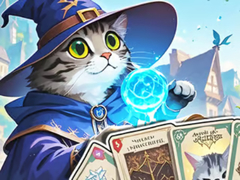 leikur Jigsaw Puzzle: Cat's Card Arena