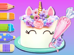 leikur Coloring Book: Unicorn Cake