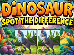 leikur Dinosaur Spot the Difference