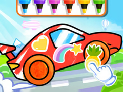 leikur Coloring Book: Racing Car
