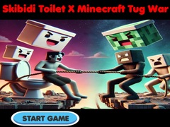 leikur Skibidi Toilet X Minecraft Tug War