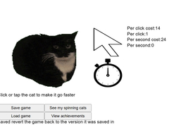leikur Spinning Cat Clicker