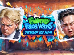 leikur Funny Face Wars Trump vs Kim