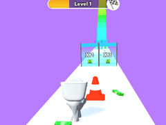leikur Skibidi Toilet Money Stack