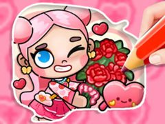 leikur Coloring Book: Avatar Valentine's