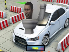 leikur Skibidi Toilet Parking Car