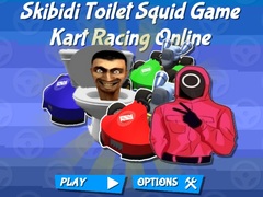 leikur Skibidi Toilet Squid Game Kart Racing Online