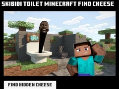 leikur Skibidi Toilet Minecraft Find Cheese
