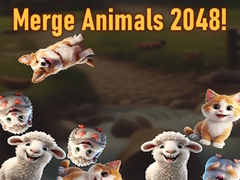 leikur Merge Animals 2048!
