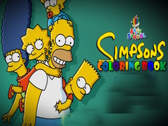 leikur Back To School Simpsons Coloring Book