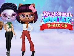leikur Kitty Squad Winter Dress up