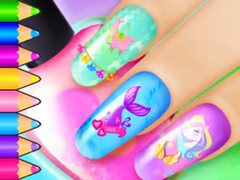 leikur Coloring Book: Nail Art Salon