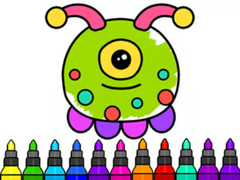 leikur Coloring Book: Alien