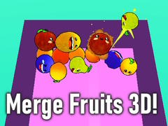 leikur Merge Fruits 3D!