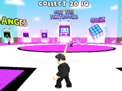 leikur Obby: Dumb or Genius IQ Test