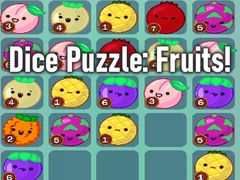 leikur Dice Puzzle: Fruits!