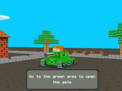 leikur Blocky Tank 3D