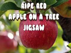 leikur Ripe Red Apple on a Tree Jigsaw